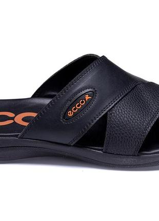 Чоловічі шкіряні літні шльопанці-сланці