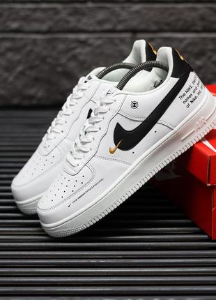 Мужские кроссовки nike air force 1 low white black 41-44