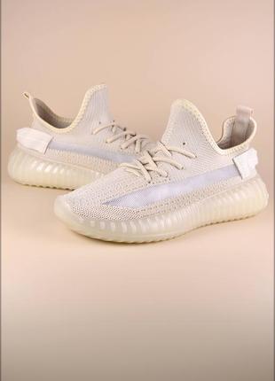 Женские кроссовки yeezy summer beige