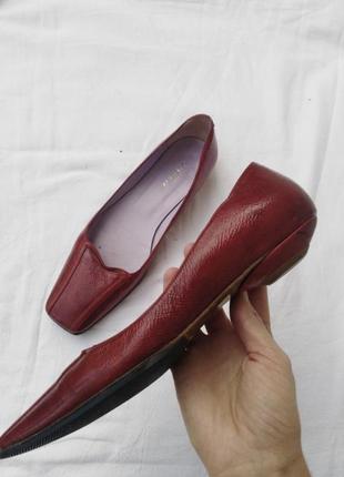 Туфли балетки квадратный носок audley london original туфли лаковая кожа zara mango7 фото