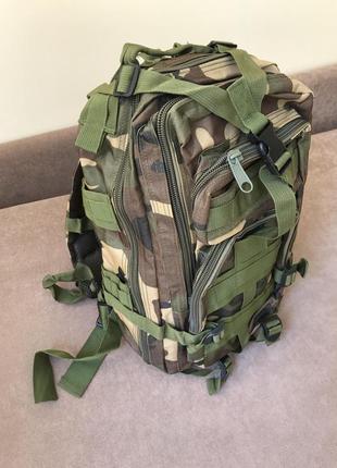 Военный тактический штурмовой рюкзак 28 л woodland