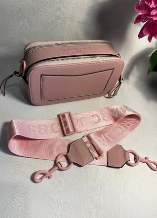 Сумка брендовая розовая пудровая6 фото