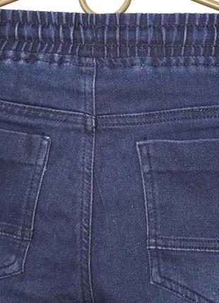 Модные стрейчевые удобные джинсовые шорты синие pepperts для мальчика рост 152 12 лет4 фото
