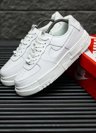 Мужские кроссовки nike air force 1 pixel low white 44-45