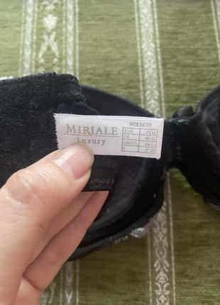 Шикарный, ажурный, бюстгальтер, черного, цвета, от дорогого бренда: miriale luxury 👌4 фото
