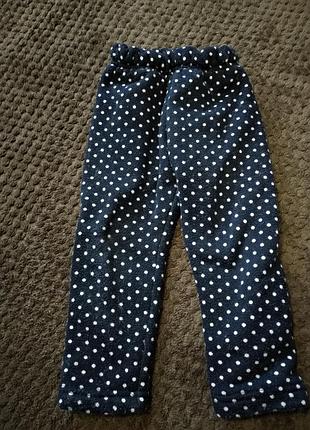 Лосины штаны на меху осень/зима 1-2 года