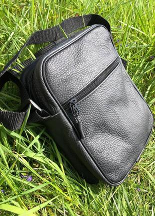 Качественная мужская сумка из натуральной кожи3 фото