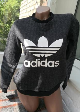 Укорочений свитшот adidas2 фото