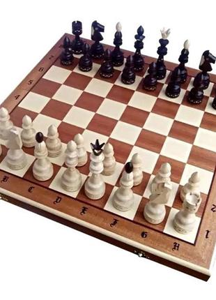 Шахматы madon индийские большие интарсия коричневый, бежевый уни 54х54см арт 119f