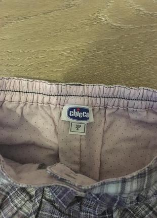 Тёплые шорты chicco 4-6лет 4