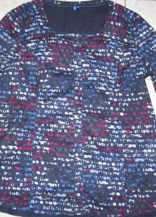 Натуральна подовжена блуза cecil (німеччина) р.44eur/xl/xxl6 фото