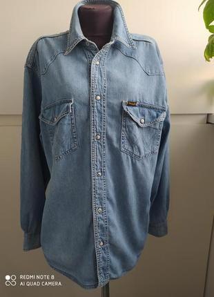 Вінтажна джинсова сорочка wrangler
