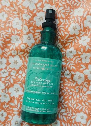 Спрей для подушки bath and body works aromatherapy ocean essentials essentials relaxing