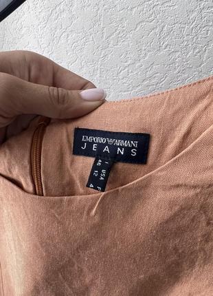 Льняне платтячко оригінал armani jeans 🔥4 фото