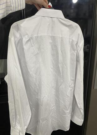 Нова сорочка чоловіча біла, базова, з етикетками, бренд f&f5 фото