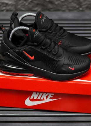 Мужские кроссовки nike air max 270 black red 41-42-43-44-45