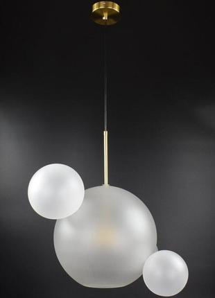 Люстра стельова led aa397-300+4ab+matte бронза 50-180х51х51 см.