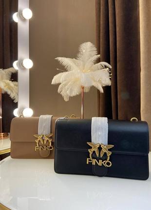 Женская сумка pinko сумка classic love bag icon simply пинко шеврон кожаная пинко