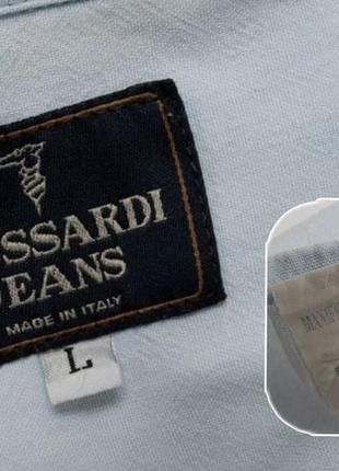 Trussardi jeans shirt мужская рубашка10 фото