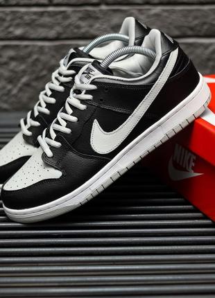 Мужские кроссовки nike sb dunk low black white 41-42-43-44-45-46