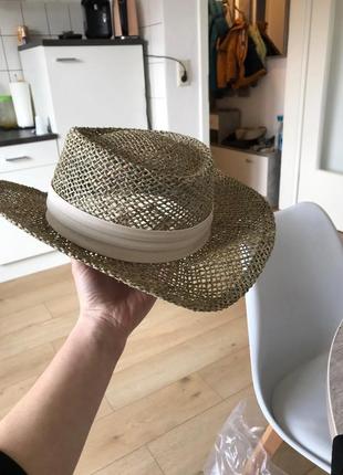 Солом’яна шляпа, шляпа на літо, шляпа, шляпа солома4 фото