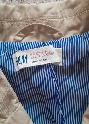 Стильный легкий светлый пиджак h&amp;m7 фото