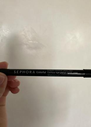 Водостійкий олівець для очей sephora collection 12 hour contour eye pencil