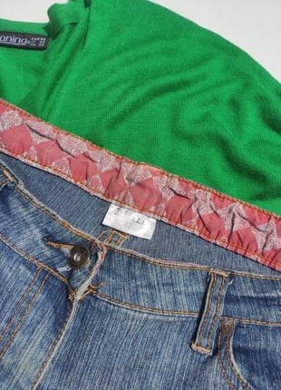 Женские джинсовые шорты бриджи 42р ( л-166)4 фото