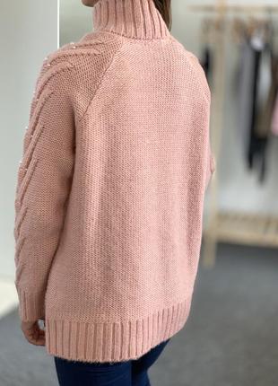 Красивый теплый свитер m&s 383 фото