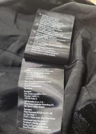 Бархатний новий оксамитовий піджак чорний прямий на одному ґудзику esmara10 фото