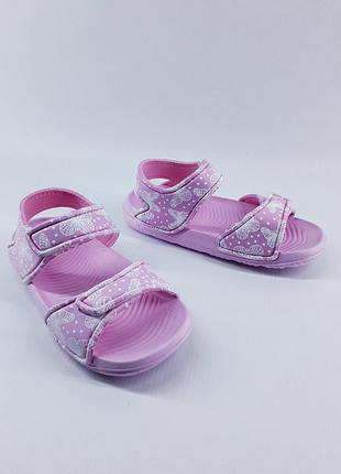 Детские босоножки для девочки 26-31р розовый