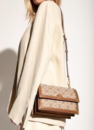 Tory burch monogram jacquard сумка оригинал 5
