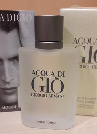 Мужская туалетная вода giorgio armani acqua di gio pour homme аква ди90p пурпур хом 100 мл