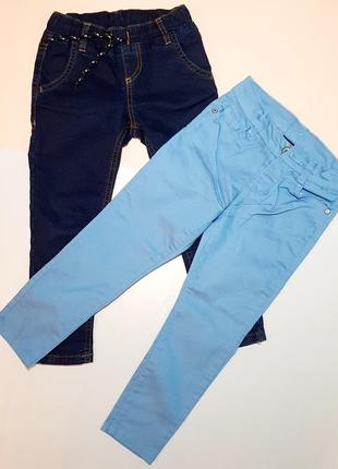 Новые! брюки джинсы лето размер 98-104 возраст 3-4 р7 фото