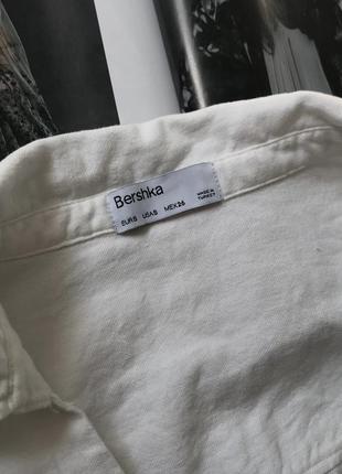 Топ из натуральной ткани bershka5 фото