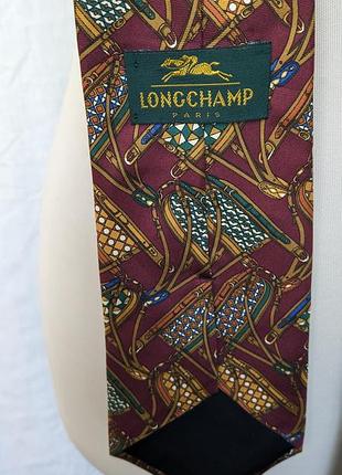 Шовкова краватка longchamp paris2 фото