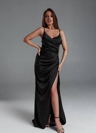 Сукня жіноча вечірня шовкова2 фото