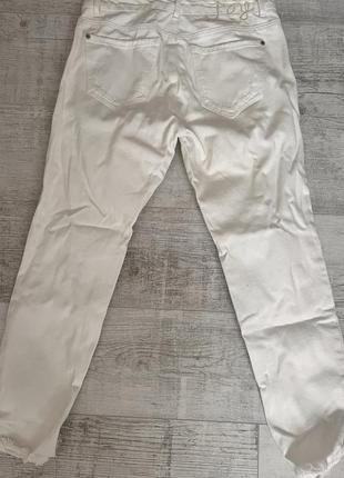 Брюки, джинсы белые3 фото