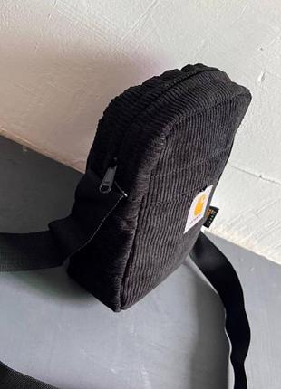 Сумка carhartt через плечо барсетка черная мессенджер кархарт