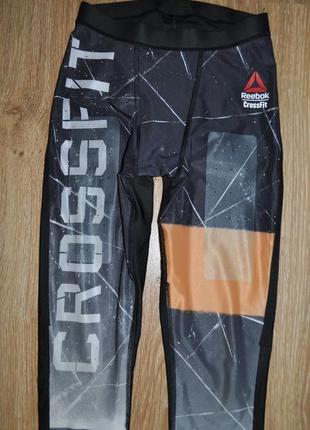 Компрессионные леггинсы  тайтсы reebok crossfit4 фото