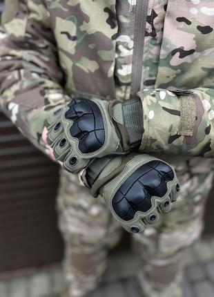 Перчатки беспалые oakley tactical pro с косточками, олива, койот, черные
