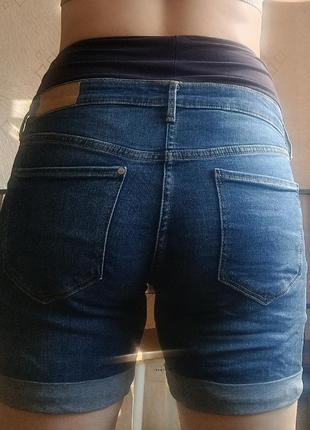 Шорти джинсові для вагітних2 фото