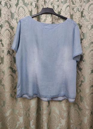 Лёгкая блузка из лиоцелла на пуговицах bonprix premium5 фото