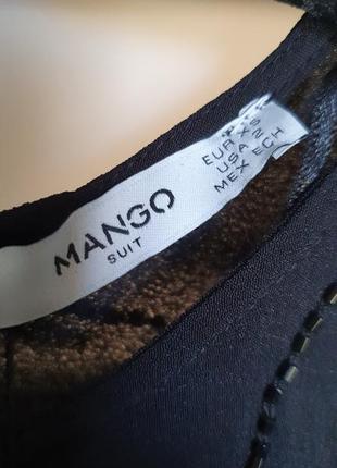 Новая блуза манго с ручной вышивкой4 фото