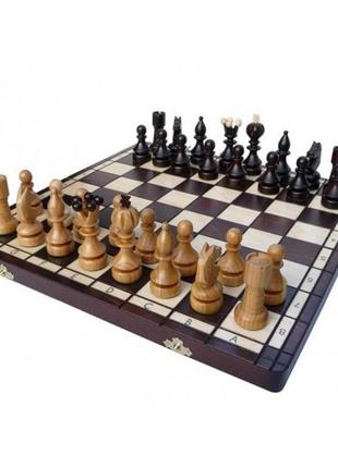 Шахматы madon жемчужина большие коричневый, бежевый уни 41х41см арт 133