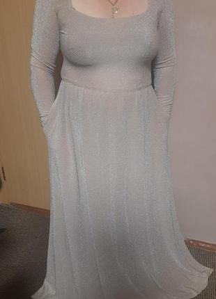 Платье вечернее люрекс10 фото