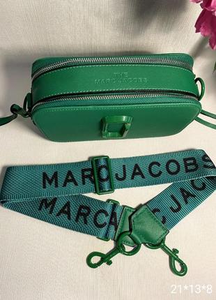 Женская сумка из экокожи зеленая туречевица сумка в стиле mark jacobs в стиле марк какбс джейкобселая3 фото