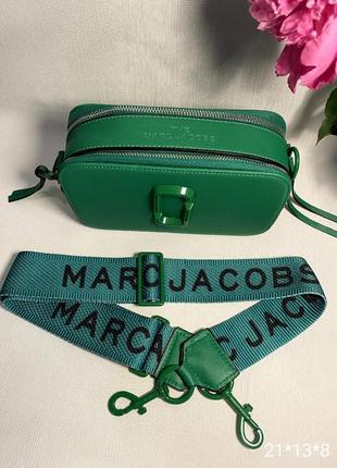 Жіноча сумка з екошкіри зелена туреччина сумка в стилі mark jacobs в стилі марк якобс джейкобс зелена