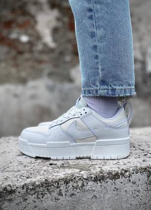 Жіночі кросівки nike dunk low white