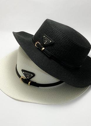 Брендовий капелюх у стилі prada 💖